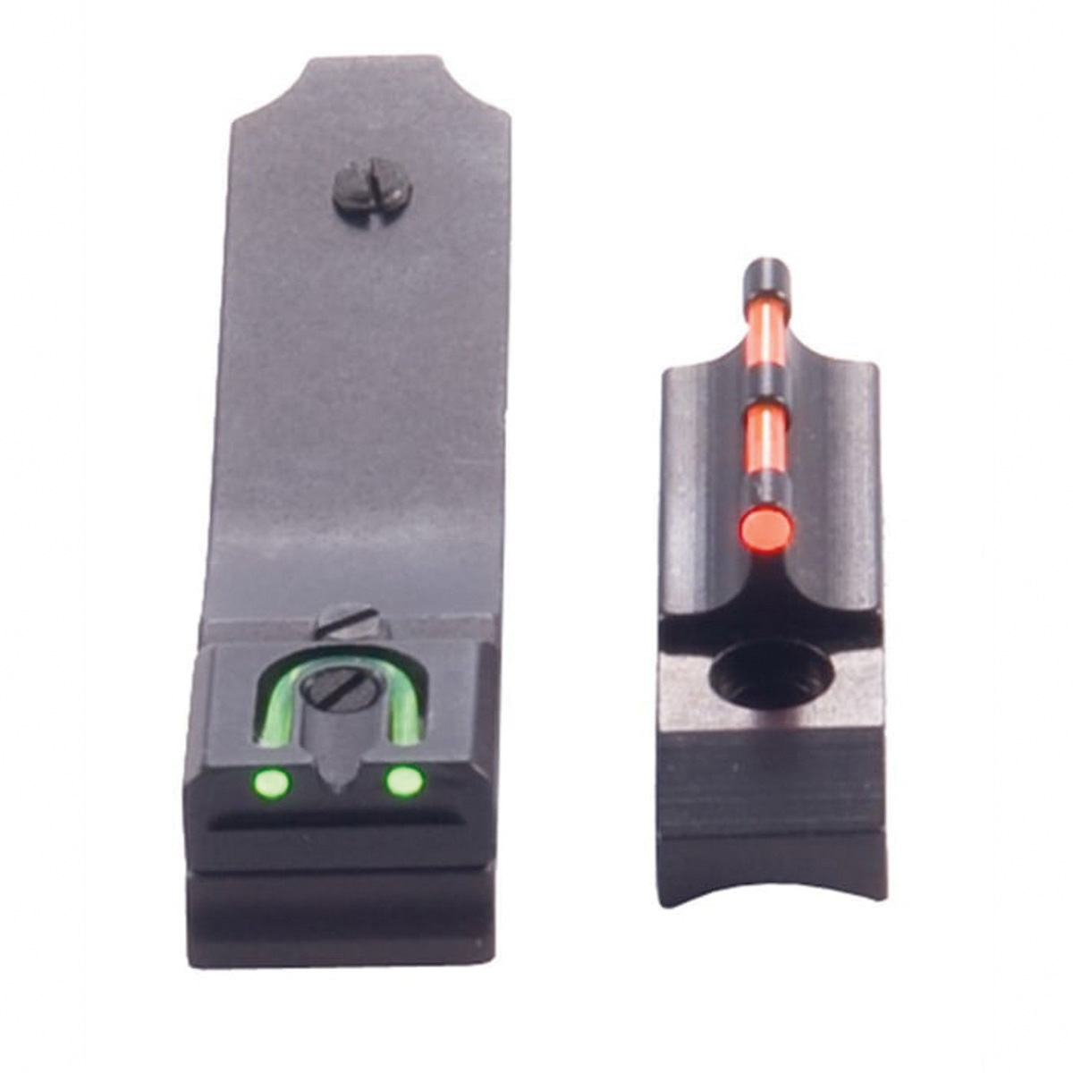 Williams Gun Sight Fiber Optic Fire Sight Set Front/Rear Adjustable, Red/Green/Red
