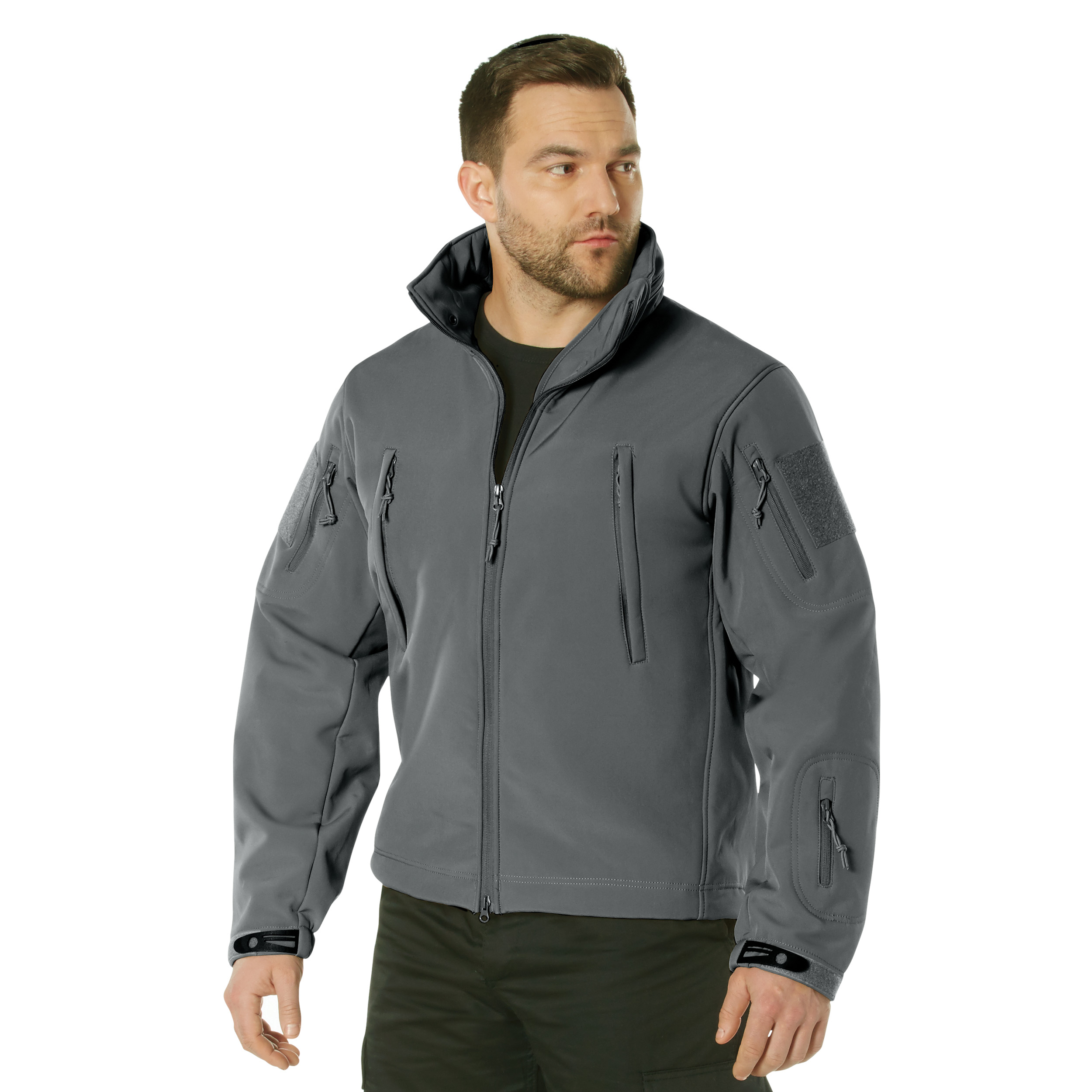 Rothco Concealed Carry Soft Shell Jacket - Gunmetal Grey, Large
