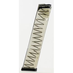 ETS Group GLK-22-170 Glock Compatible  40 S&W Glock G22,23,24,27,35 24rd Clear Extended