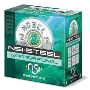 NSI Steel Waterfowl 12 gauge 3 1 1/4 Oz #4 Shot 1450fps 25/Rd