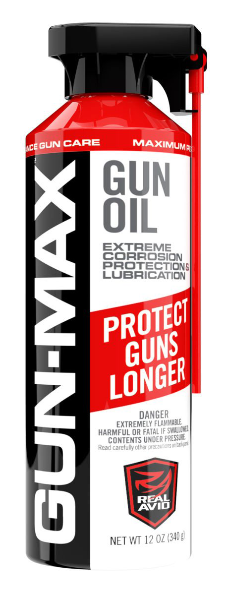 Real Avid Gun-Max Gun Oil 12oz Aerosol Can - AVMLP12A