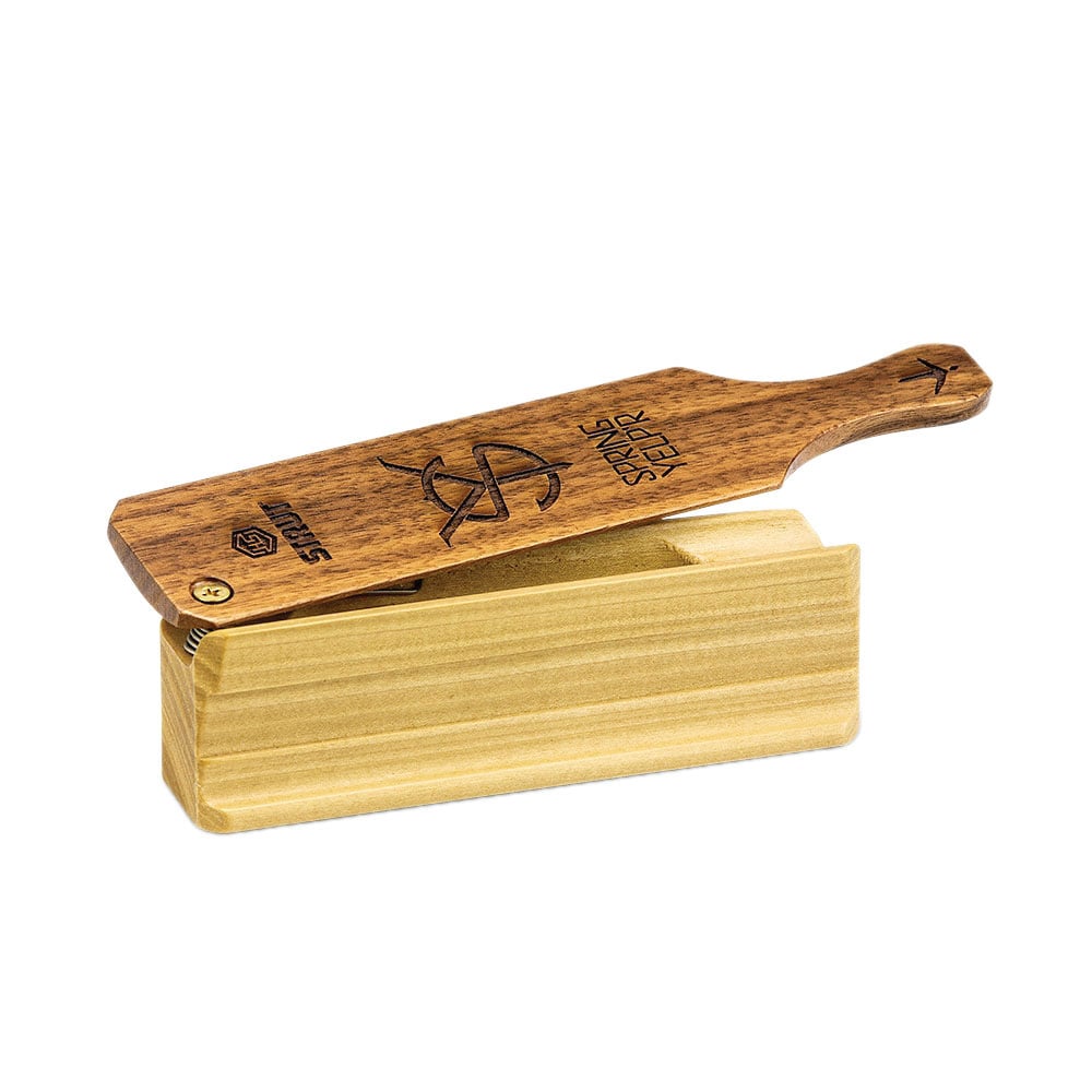 HS Strut Spring Yelp'R Turkey Box Call, Walnut