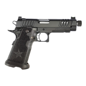 STACCATO P 2011 OPTIC READY CS FRAME 9MM DLC SS THREADED X SERIES SERRATIONS TAC TEXTURE PISTOL