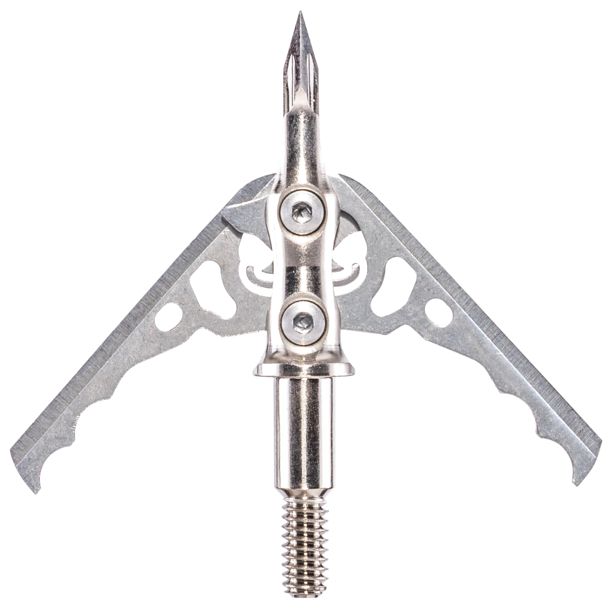 Rage Hypodermic Crossbow NC 2"/125 gr 2-Blade Broadhead, Silver Pack of 3