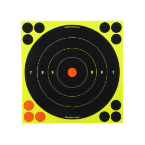 Birchwood Casey Shoot-N-C Adhesive Paper Bullseye Target 8" 30PK