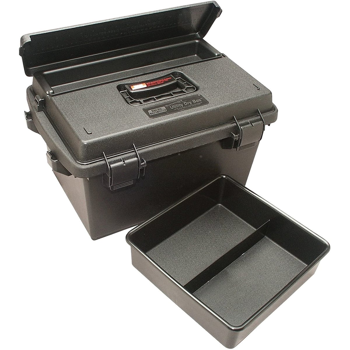 MTM Case Gard Sportsmen's Plus 19" x 13" x 10.40" O-Ring Sealed Utility Dry Box, Black