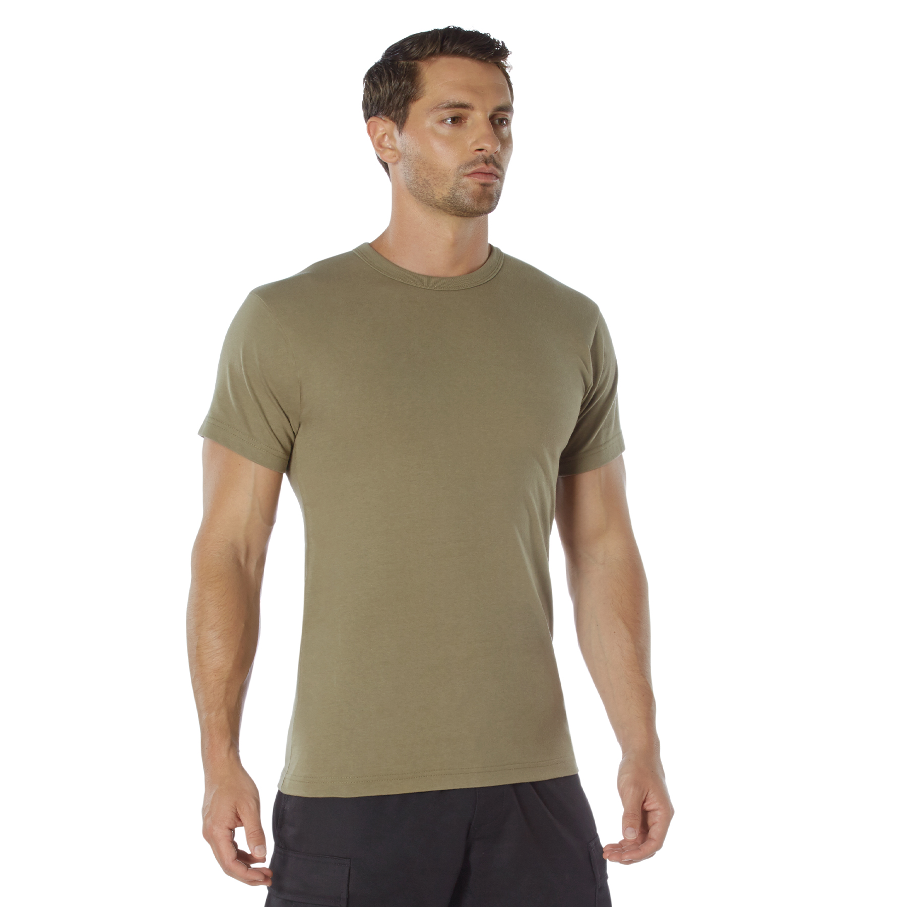 Rothco Heavyweight T-Shirts - Ar 670-1 Coyote Brown, Large