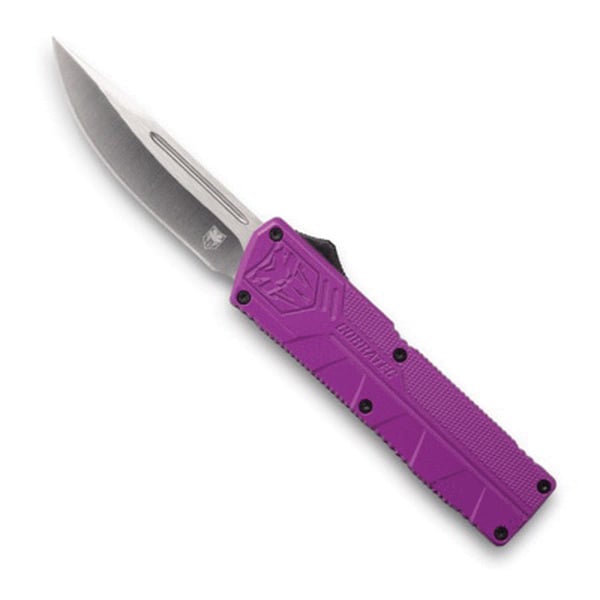 CobraTec Knives Drop Point Lightweight Knife, 3.25", Purple - PURCTLWDNS