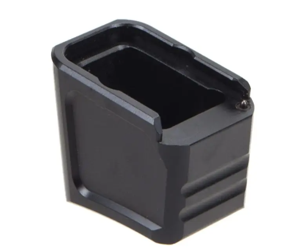Tyrant Designs - GLOCK 19/23 +4/5 9MM/.40 Magazine Extension, Black - TD-G19MAGEX-BLK