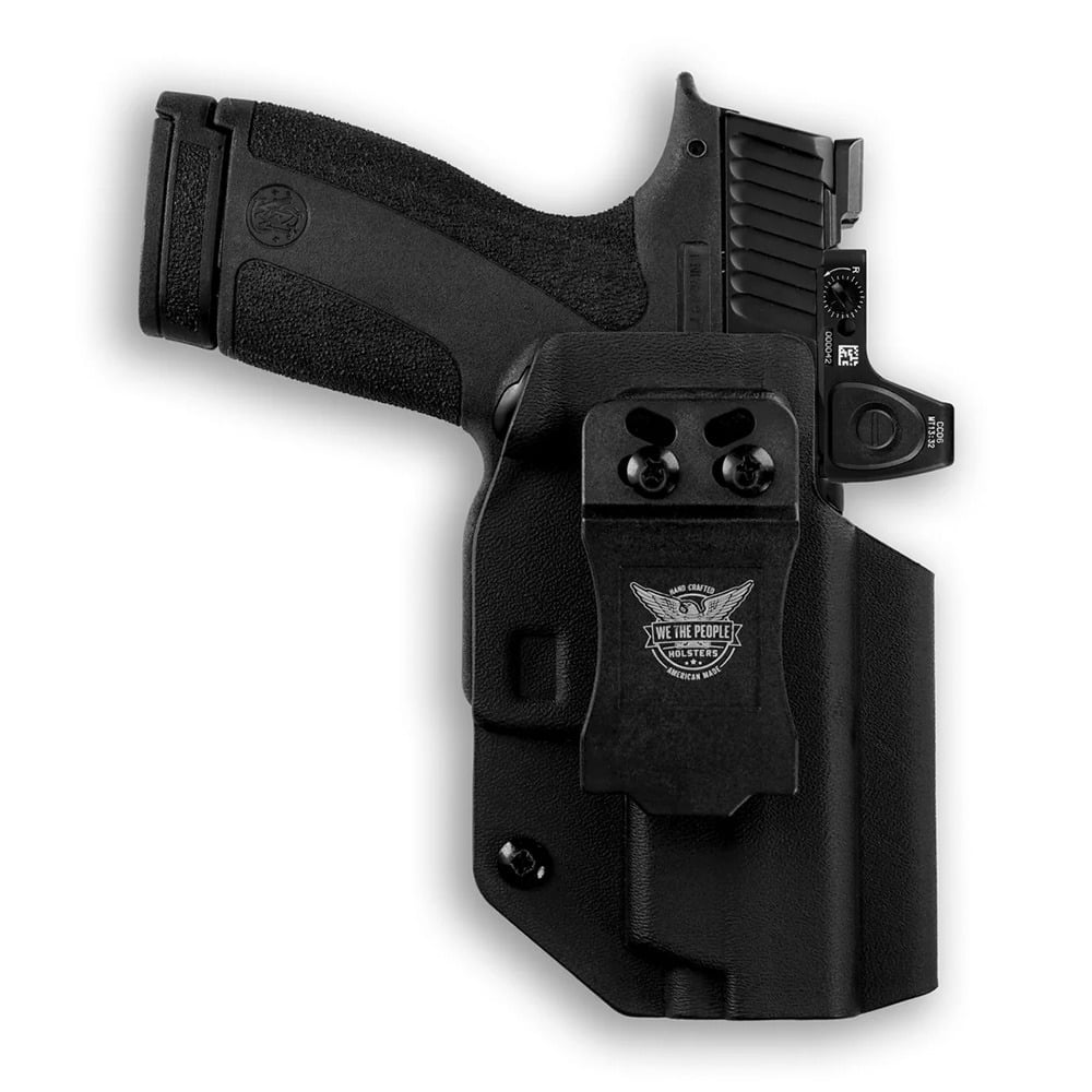 We The People Holsters Smith & Wesson Shield X IWB Right Handed Holster Red Dot Cut, Black