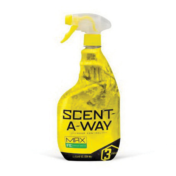 Hunter's Specialties Scent-A-Way Max Odor Eliminator Fresh Earth Spray, 12 oz Spray Bottle - 07746
