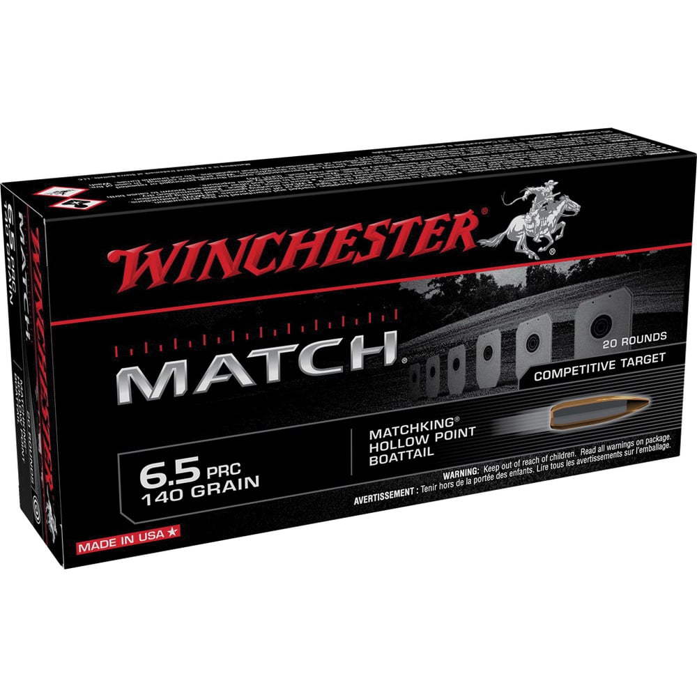 WIN PRC MATCH 6.5PRC 140GR BTHP 20/2 - No Credit Card Fees - Low, flat rate shipping