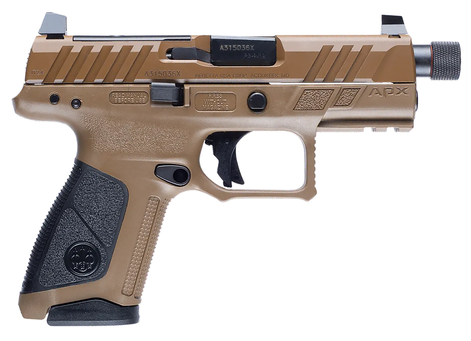 Beretta APX A1 Tactical 9mm 4.2" FDE Pistol