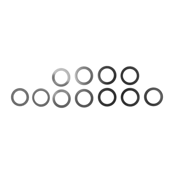 Brownells Shim Kit 0.50", Silver