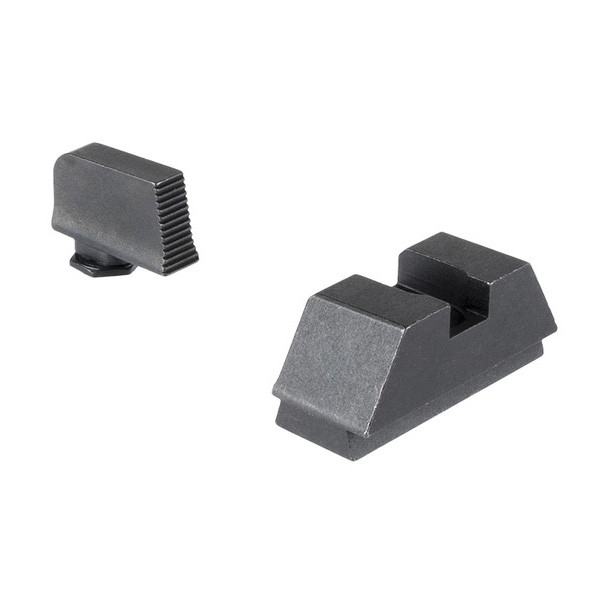 Ameriglo 5X-Large Optic Compatible Sight Set Front/Rear, Black/Black