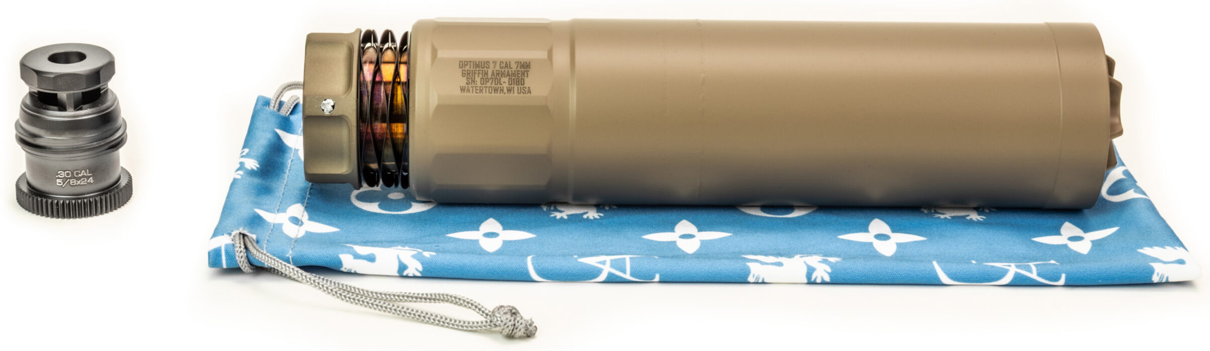Griffin Optimus 7 Dual Lok FDE Suppressor