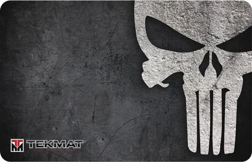 TEKMAT ARMORERS BENCH MAT - 11"X17" PUNISHER BLACK