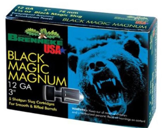 Brenneke Black Magic Magnum 3" 12 Gauge Ammo 5 rds/box - SL123BMM