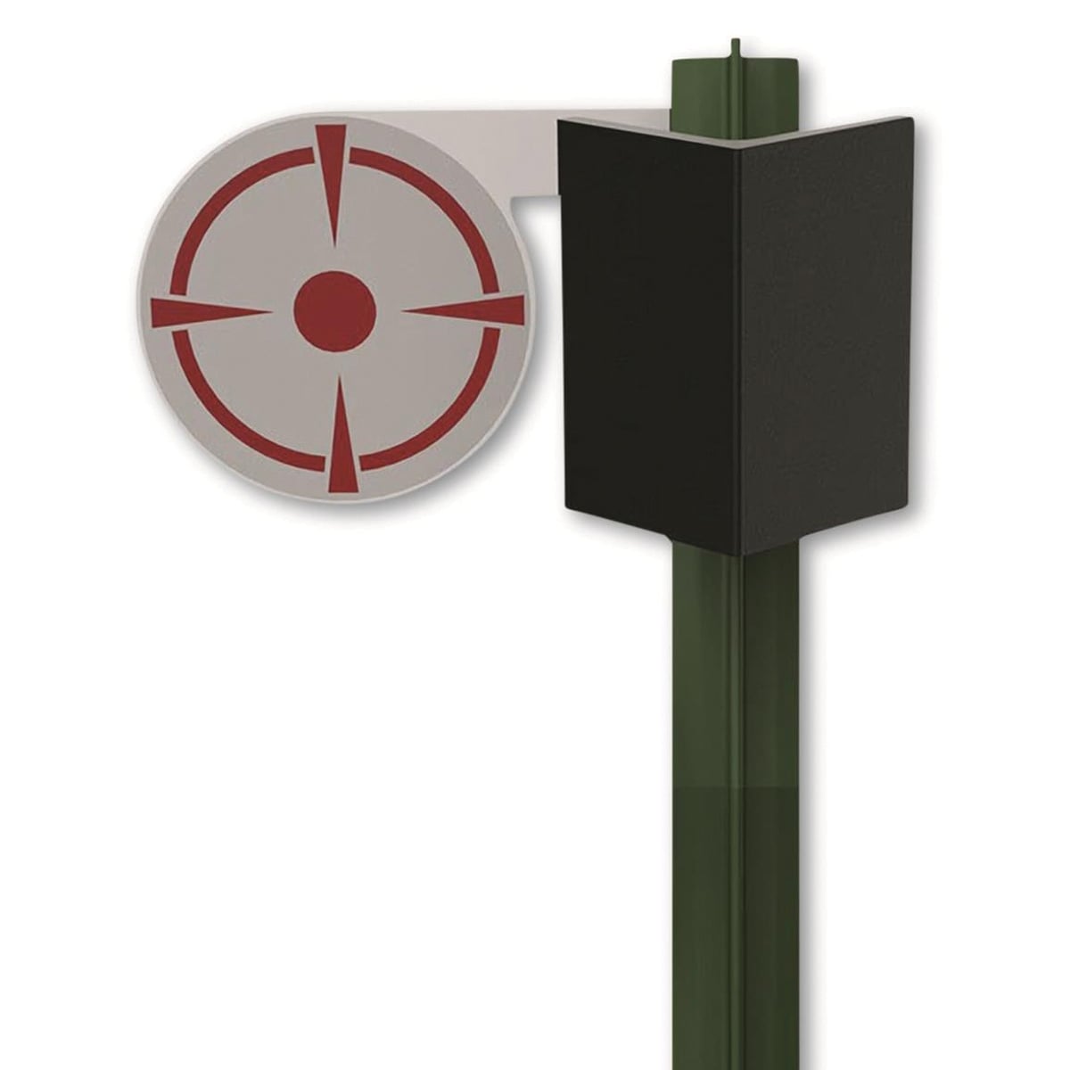 Birchwood Casey T-Post Dueling Target 4.25", Black/White