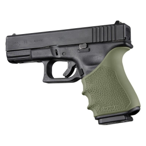 Hogue HandAll Beavertail Grip Sleeve Glock 19 Gen 3-4 OD Green