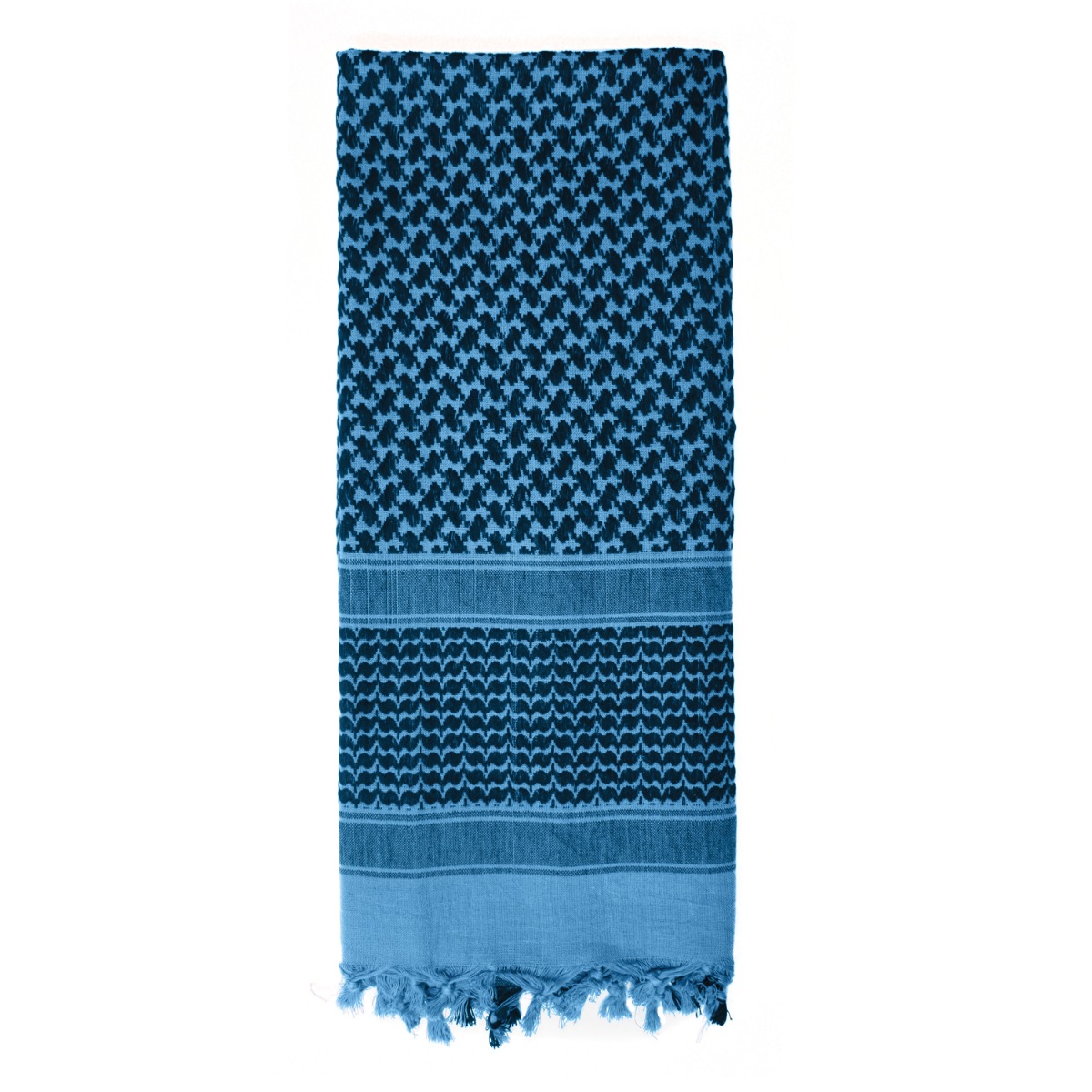 Rothco Shemagh Tactical Desert Keffiyeh Scarf - Black - Blue