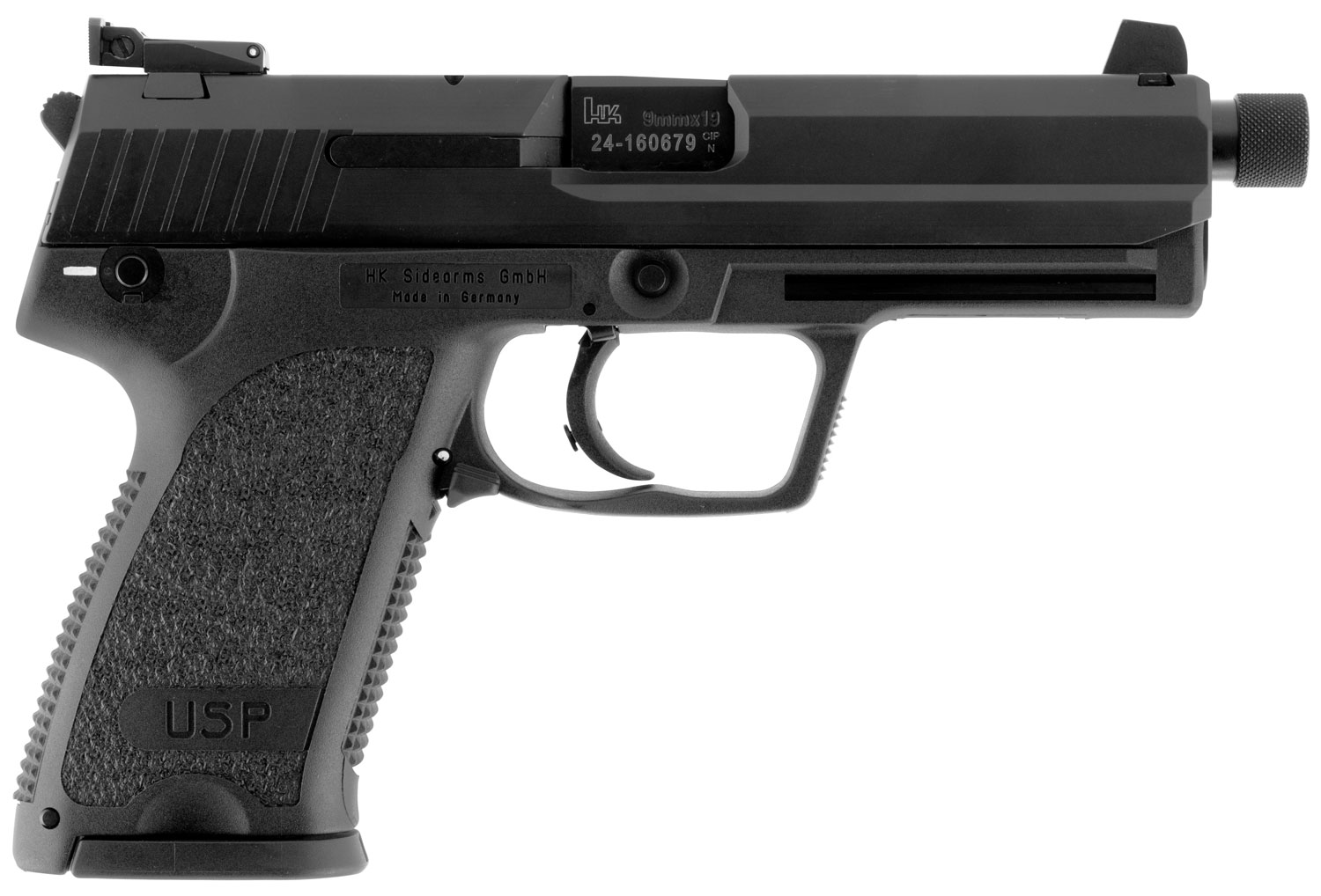 HK 81000349 USP Tactical V1 9mm Pistol 10+1, 4.86" Barrel