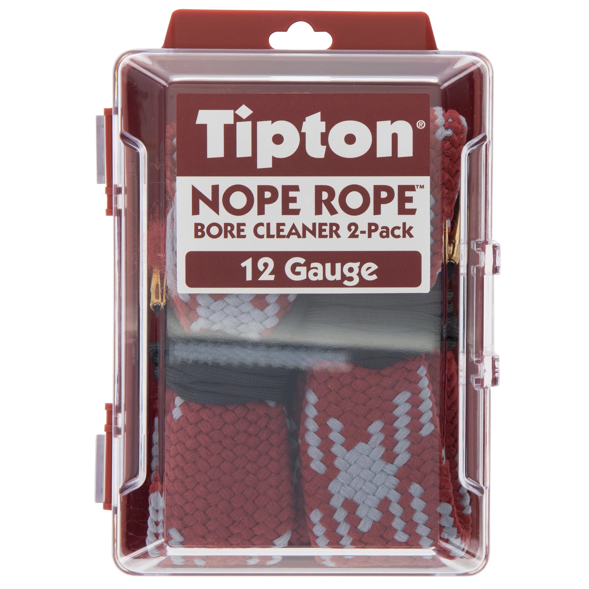 Tipton Nope Rope, Bore Cleaner, For 12 Gauge Barrels, Red/Black