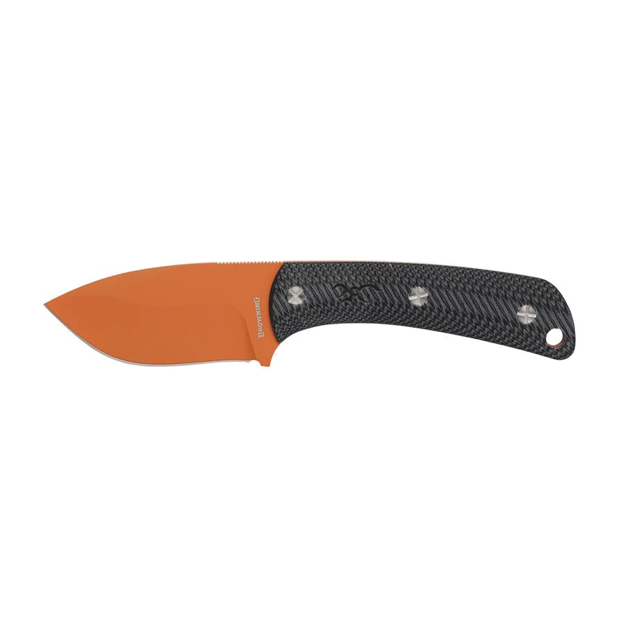 Browning Backcountry Fixed Small Boxed Knife Deep Belly Skinner Black - Durable, Lightweight and Reliable Handle - 3220499B