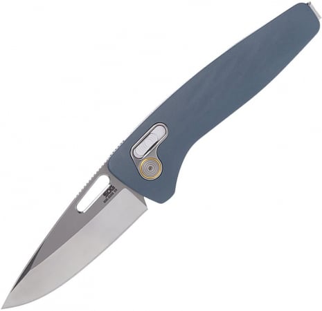 SOG Knives One-Zero XR Folding Knife Clip Point, Smoke Gray - SOG12-73-04-57