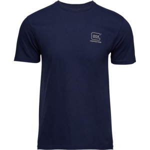 GLOCK Glock Strong Tee Navy Ringspun Short Sleeve Large