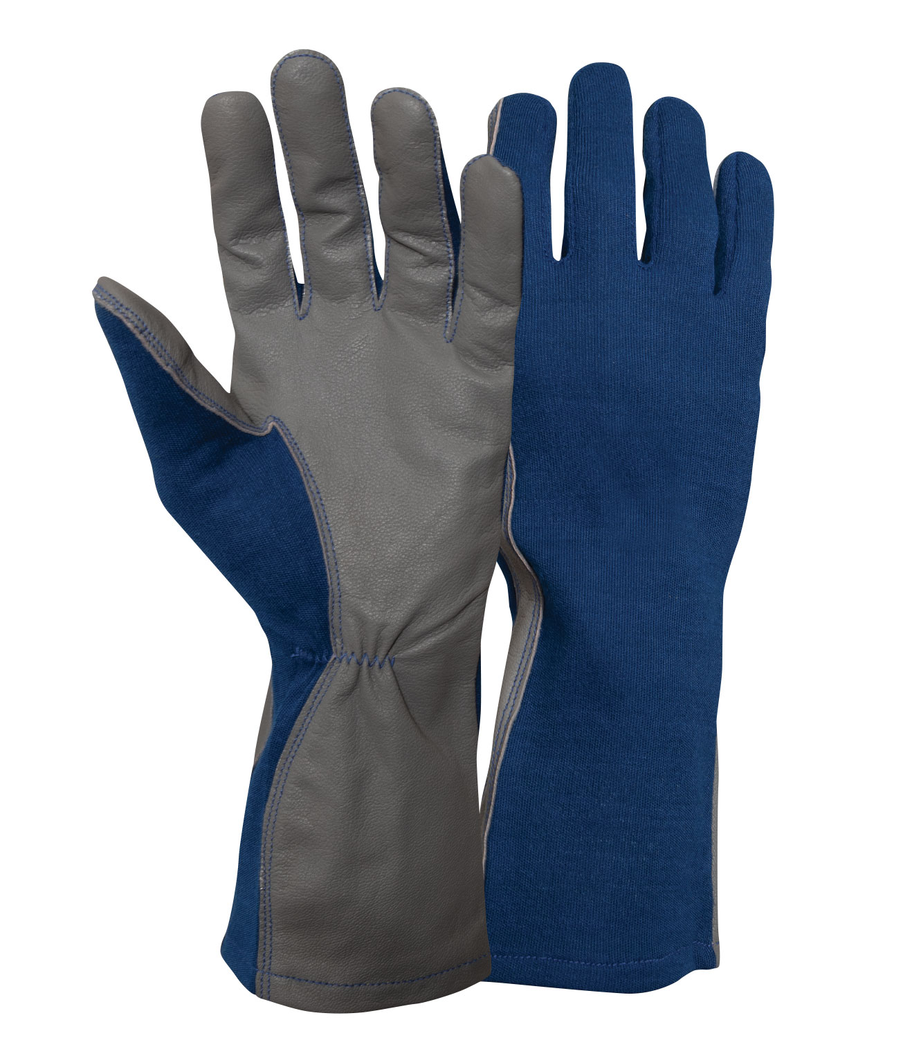 G.I. Nomex Flight Gloves - Navy Blue, 7