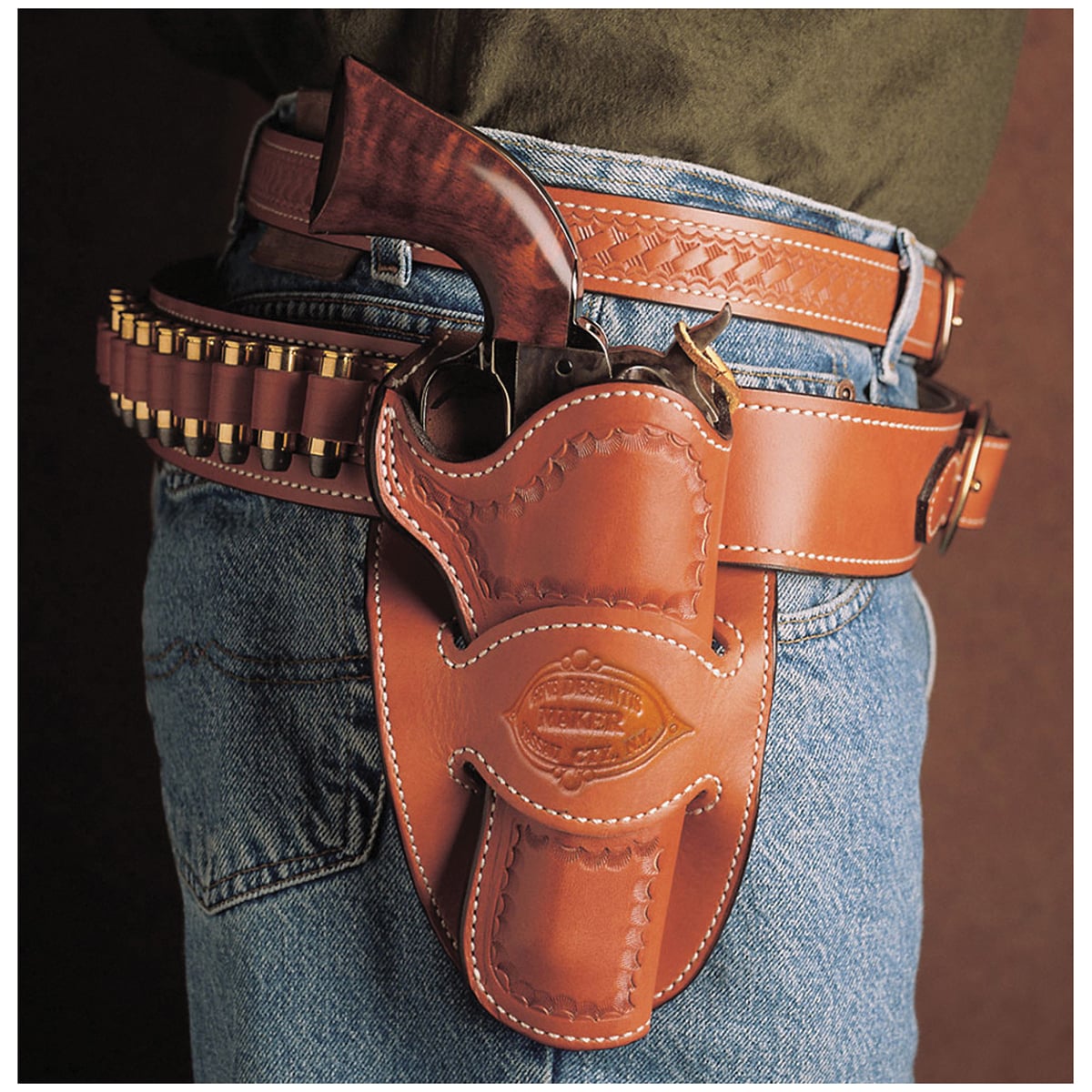 Desantis Gunhide Desperado Colt SAA 5-1/2" Holster RH Leather, Tan