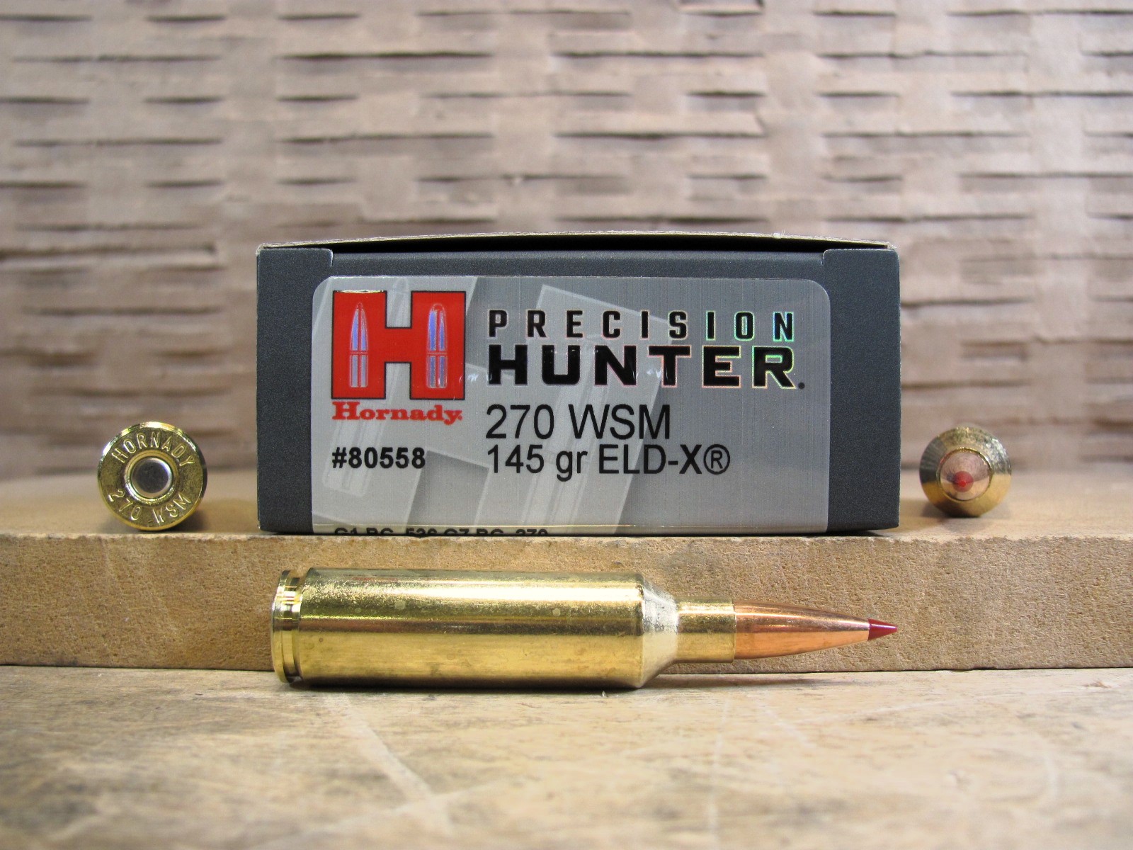 20 Round Box – 270 WSM 145 Grain ELD-X Hornady Precision Hunter Ammo – 80558