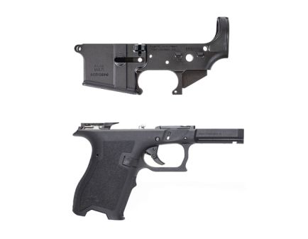 PSA AR-15 "Stealth" Stripped Lower Receiver & PSA Dagger Compact Complete Polymer Frame