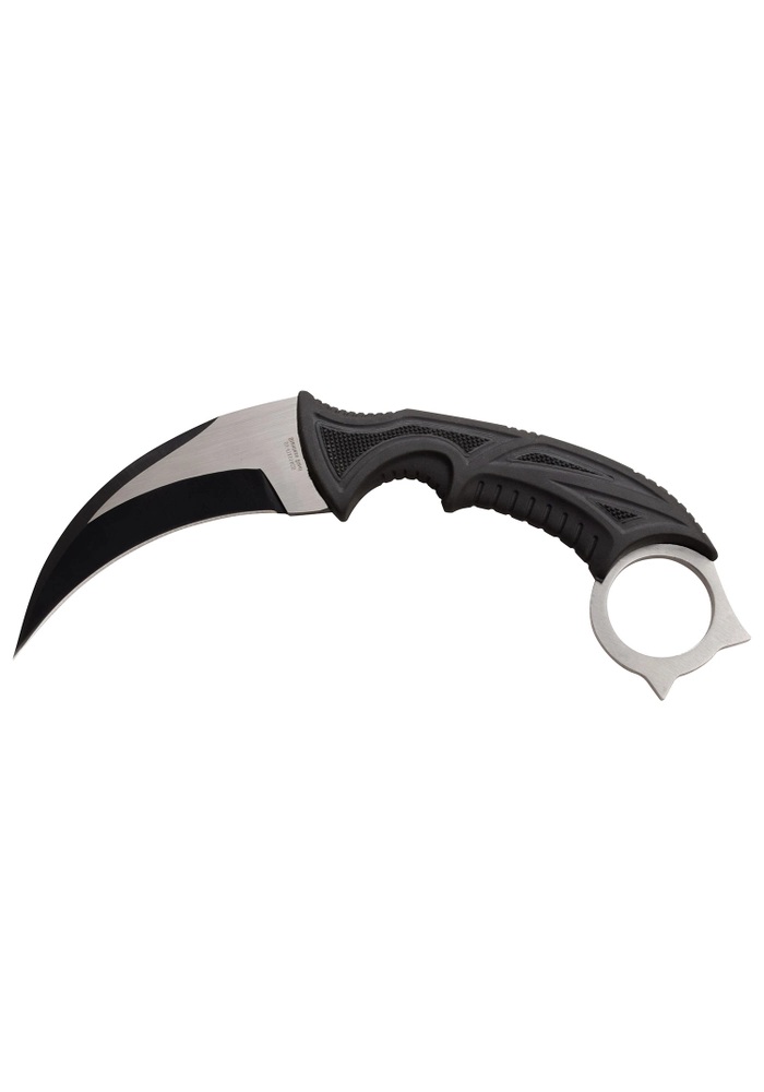 Master Cutlery Survivor The Vested Fixed Blade Karambit Knife, Black - SV-FIX014CS