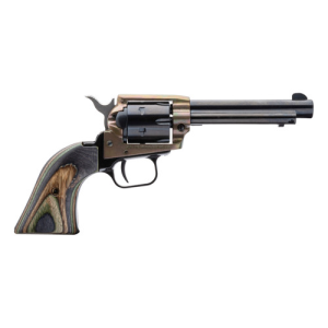 HERITAGE MANUFACTURING Rough Rider 22 LR/ 22 WMR 4.8" 6rd Revolver - Blued / Camo Laminate