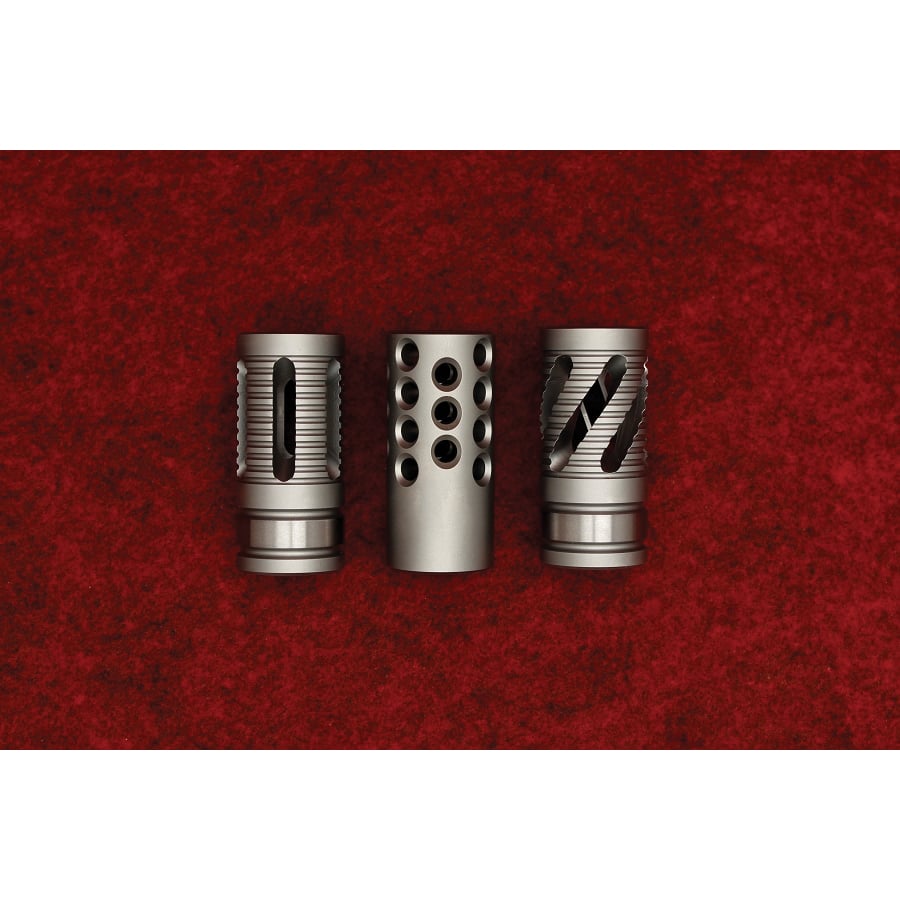 KIDD 0.92" Muzzle Brake 1/2-28, Silver
