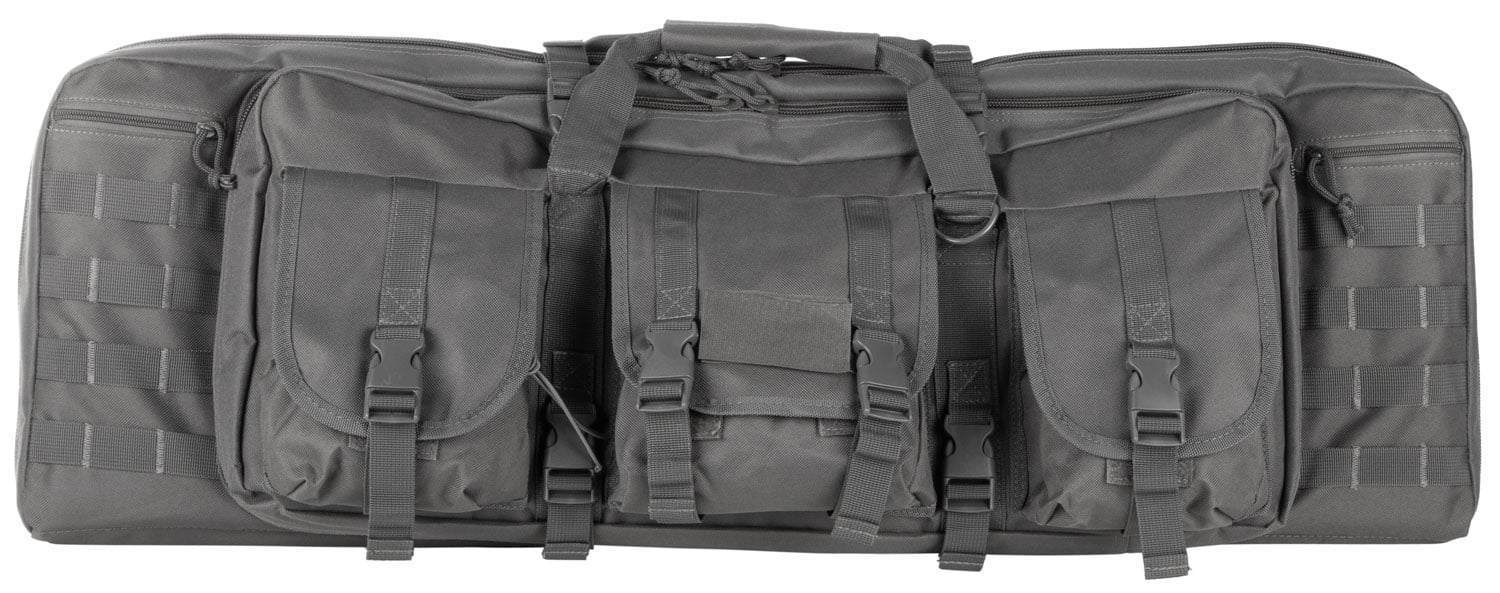 NcStar VISM Double Carbine Case, 42", Urban Gray - CVDC2946U-42