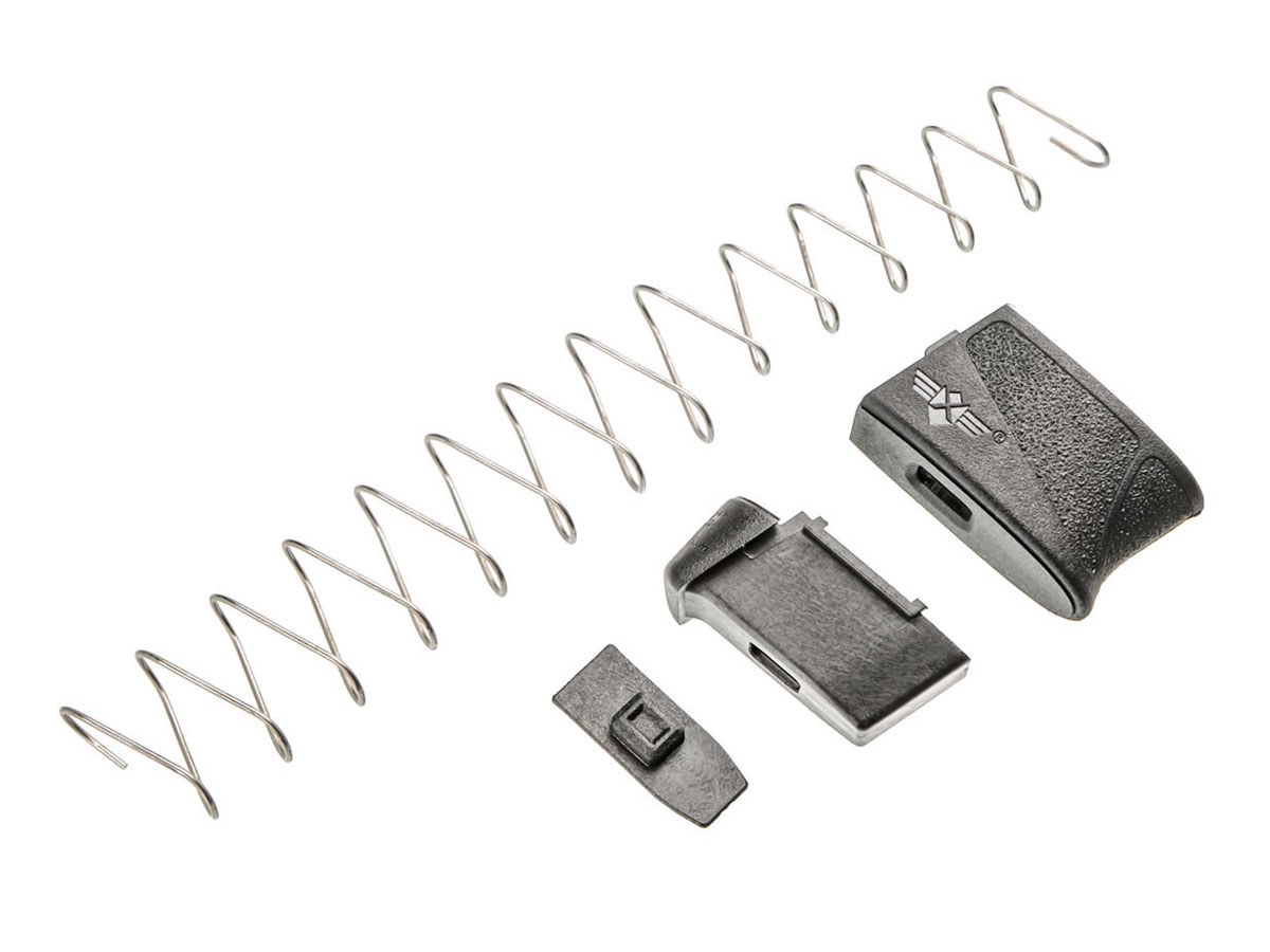 Xtech Tactical MTX Magazine Extender w/ Spring for 9mm M&P Shield