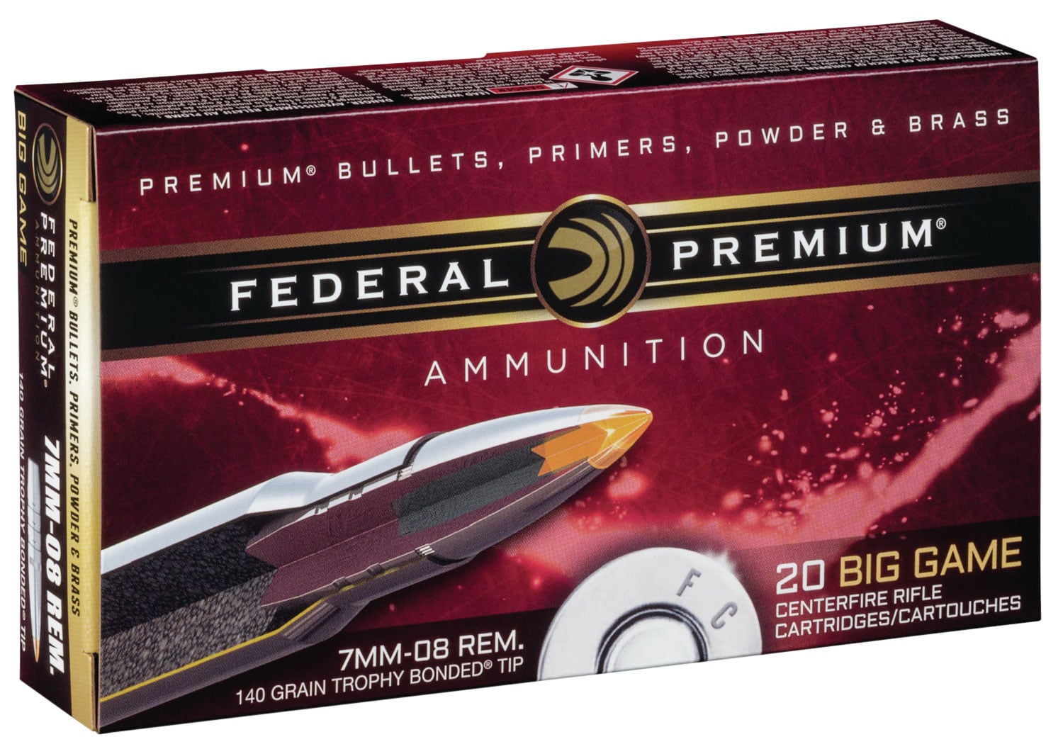 FED PRM 7MM08 140GR TRPHY TIP 20/200 - No Credit Card Fees - Low, flat rate shipping