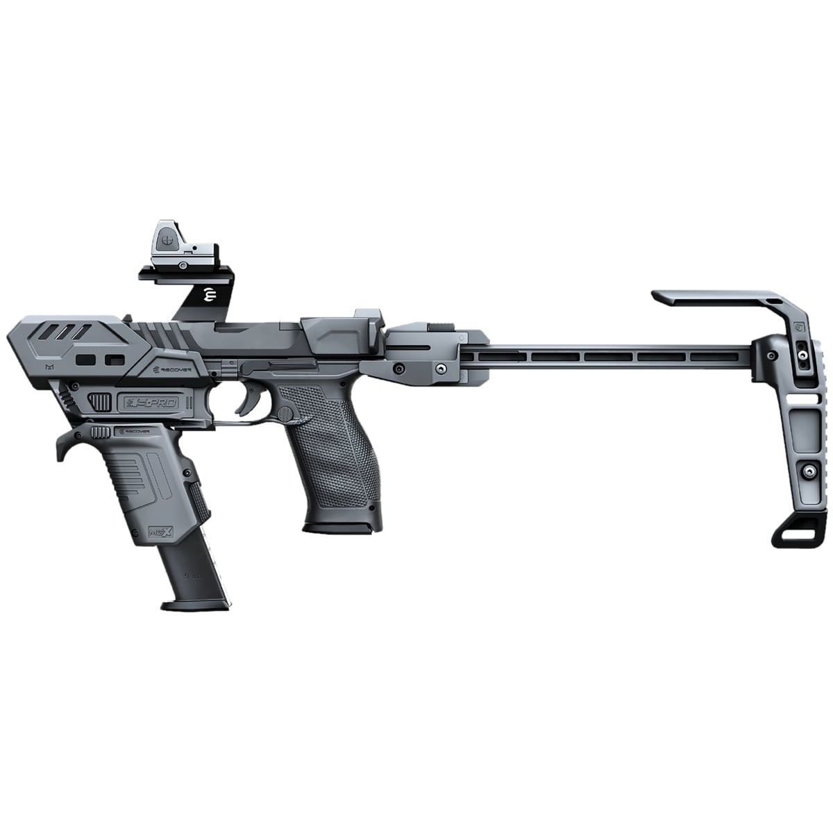 Recover Tactical S-Pro MG Conversion Kit, Black
