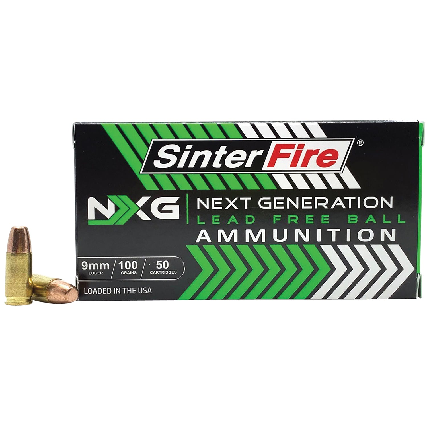 SinterFire Inc SF9100NXG Next Generation (NXG) 9mmLuger 100gr Lead Free Ball 50 Per Box/20 Case - No Credit Card Fees - Low, flat rate shipping