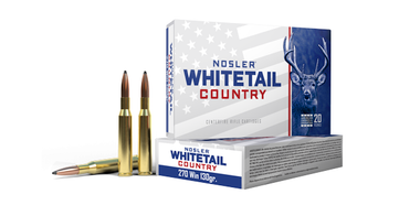 Nosler Whitetail Country 270 Win 130 Grain Spitzer Solid Base Soft Point (SP) Ammo