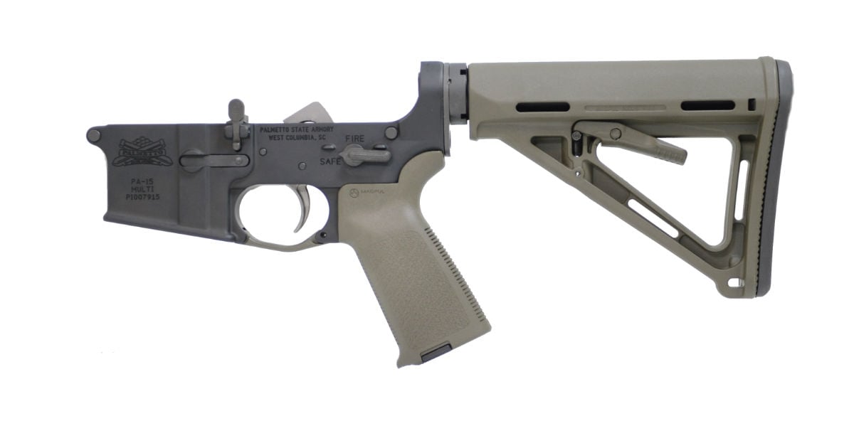 PSA AR15 MOE EPT Lower, Olive Drab Green - 516446916