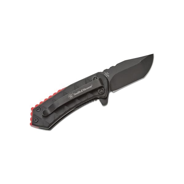 Smith & Wesson 24/7 Spring Assisted Folding Knife Clip Point, Black