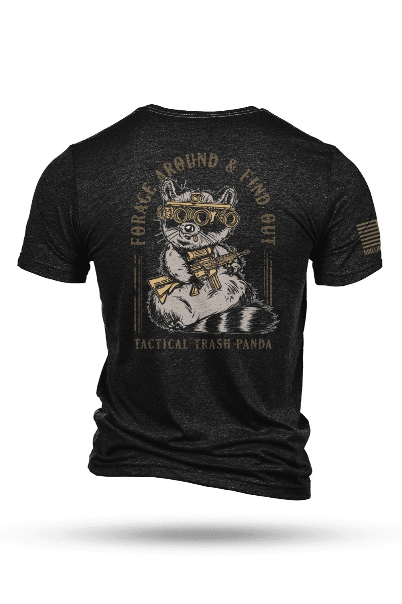 Nine Line Trash Panda, Charcoal Black - X-Large