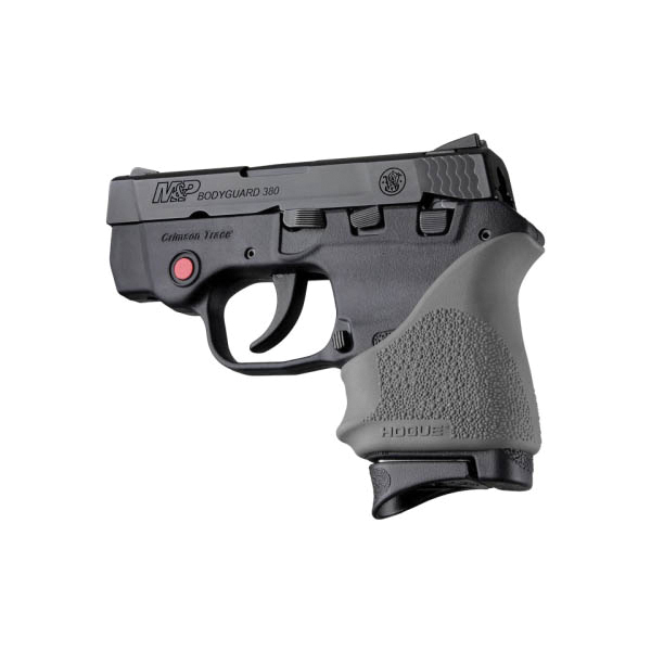 Hogue Handall Beavertail Grip Sleeve Fits Taurus TCP/Spectrum, Slate Gray