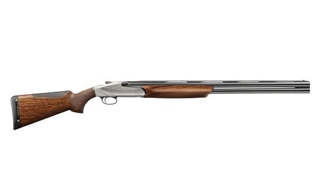 Benelli 828U 12 Gauge 28" 2rd Break Action Over Under Shotgun, Walnut/Nickel - 10704