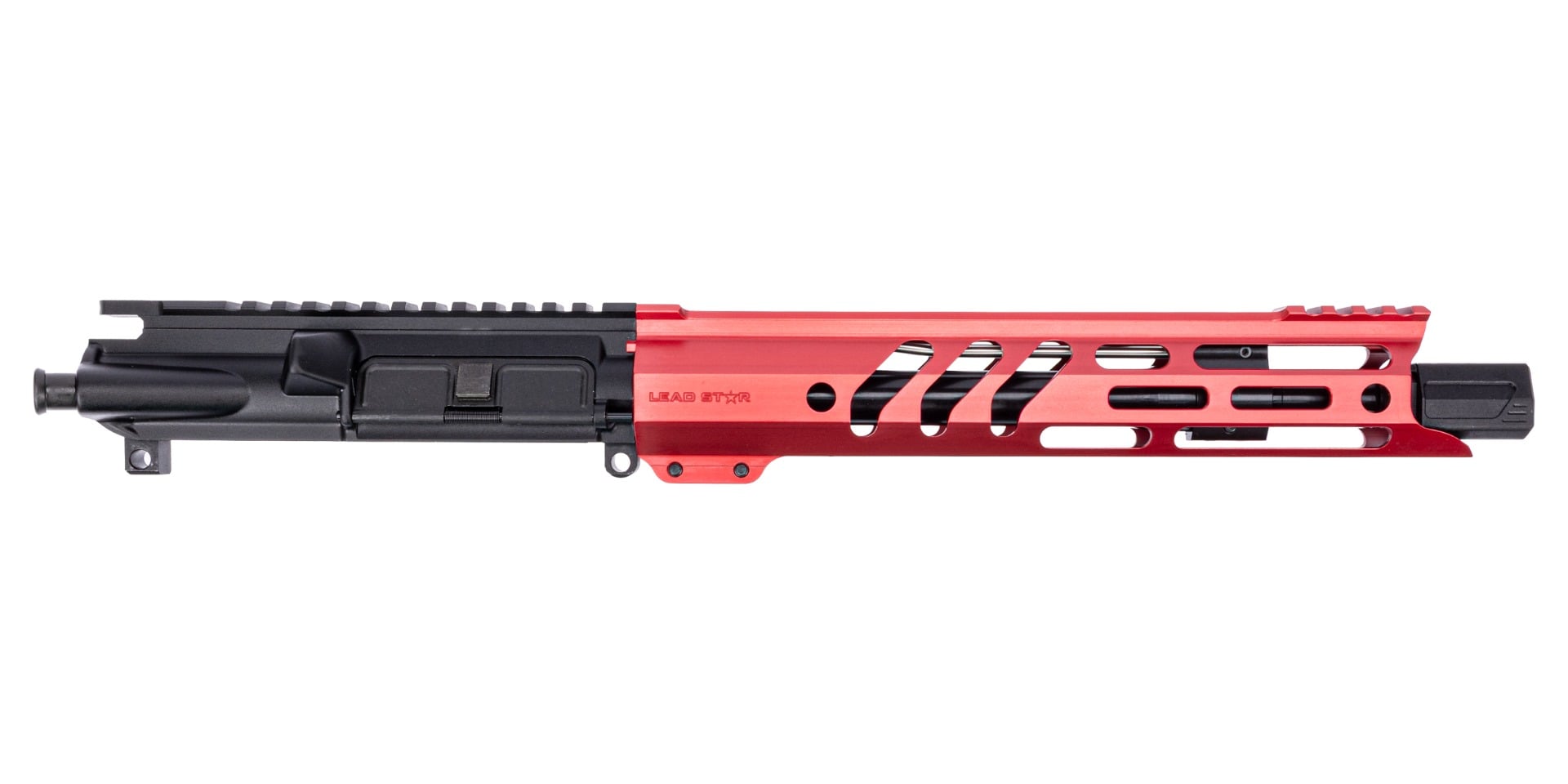 PSA AR-15 10.5" 5.56 NATO 1/7 Nitride LSA 11" Ravage No CH or BCG, Red