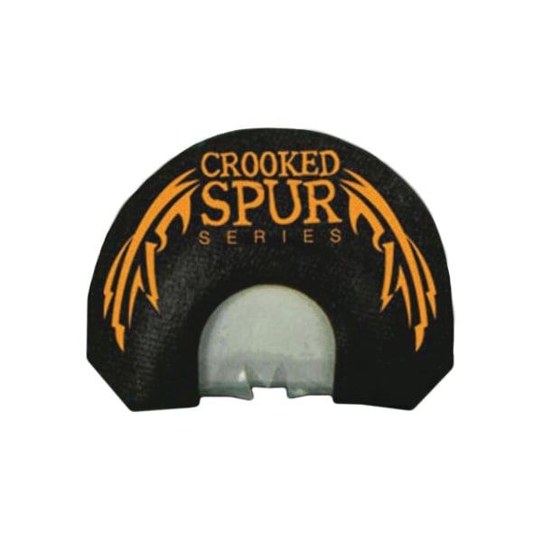 FoxPro Crooked Spur Black V-Cut Turkey Mouth Game Call, Black